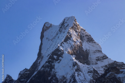 close up view of mountains in winter  © Dipal