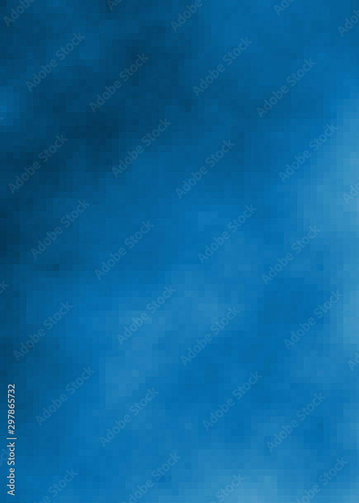 Obraz premium Abstract Cloud of Square algorithmic Generative Art background illustration