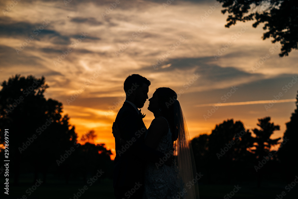 wedding sunset