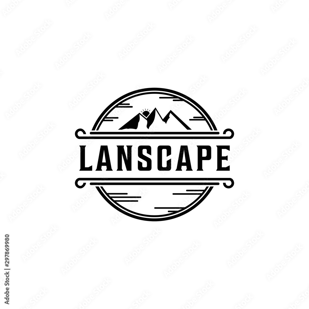Mountain vector logo Mountain vector logo