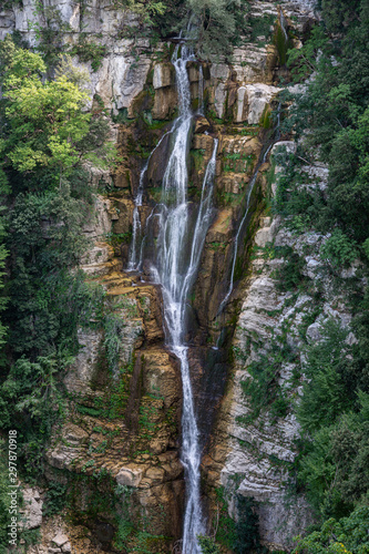 Borrello, Chieti, Abruzzo. The Falls of the Verde. Summer landscape. photo