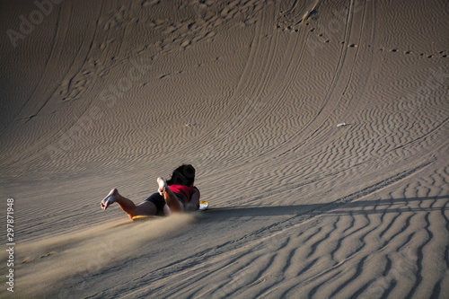sandboard in huacachina