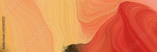 curved lines background or backdrop with sandy brown, firebrick and coffee colors. fantasy abstract art