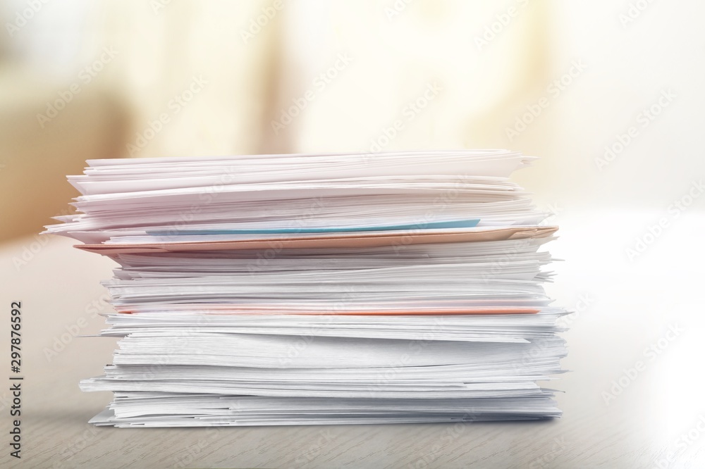 Stack of Envelopes / Files / Documents Stack of Envelopes / Files / Documents