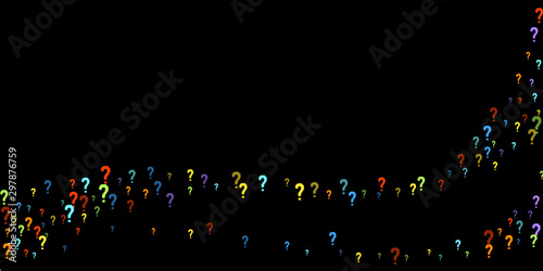 Question marks Quiz, doubt poll query public poll.