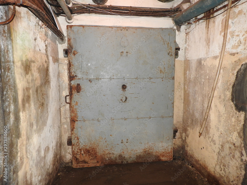 Underground Soviet bunker in its original form, Moscow, Russia Underground Soviet bunker in its original form, Moscow, Russia