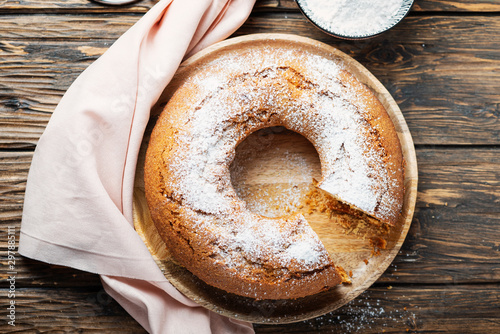 Homemade Bundt cake photo