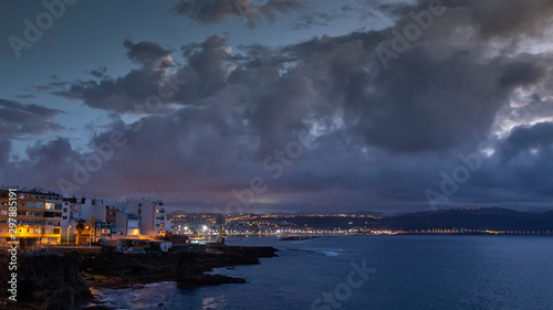 panoramic view of Las Palmas city, Gran Canaria
