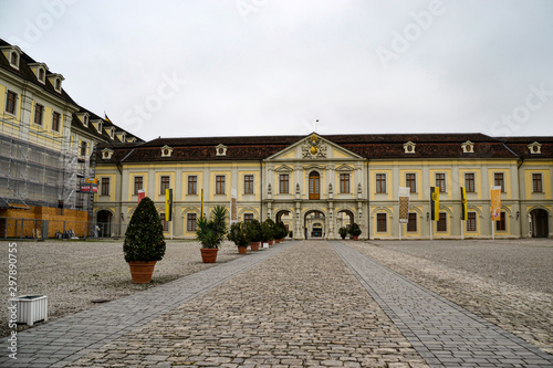 Blühendes Barock in Ludwigsburg / Schloss Ludwigsburg an der Kürbisaustellung im Oktober