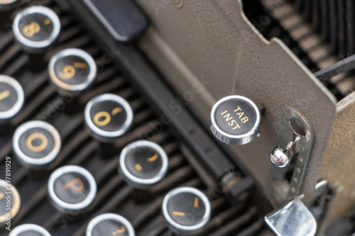 Close up of an old typewriter 1 © Krisztian