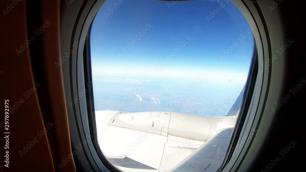 View From Airplane Window View From Airplane Window