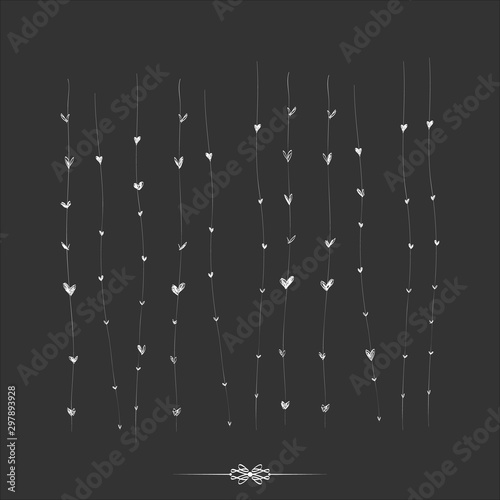 heart backround icon vector abstract design love
