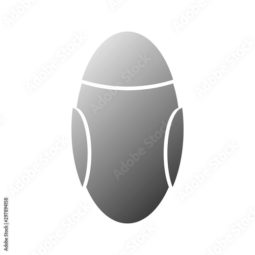 Robot icon simple flat gradient vector illustration isolated eps10