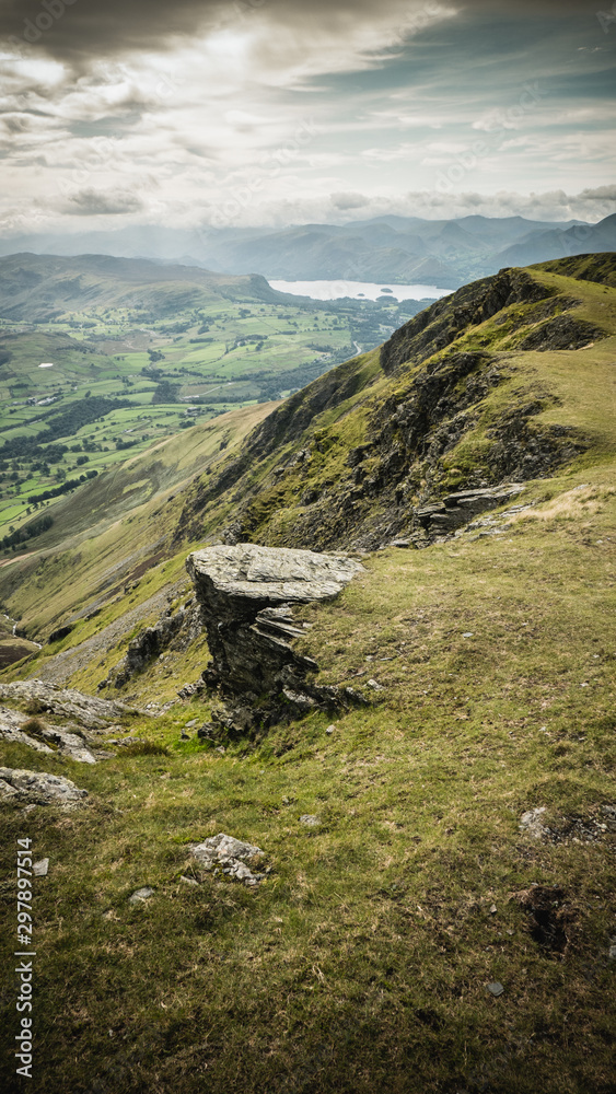 Lake District view from a mountain Lake District view from a mountain