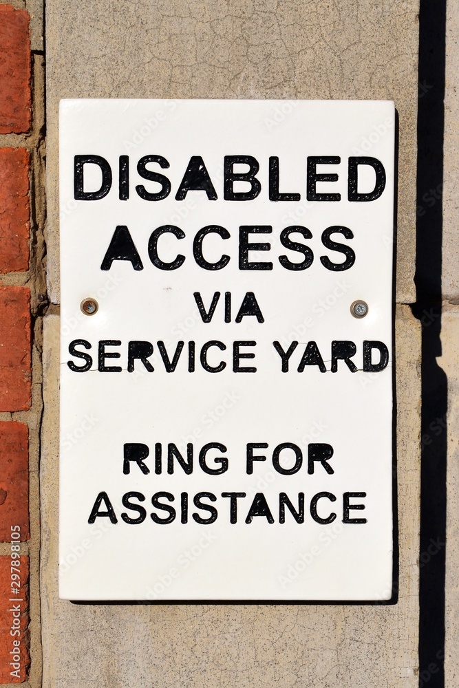 Disability Sign 2049-040