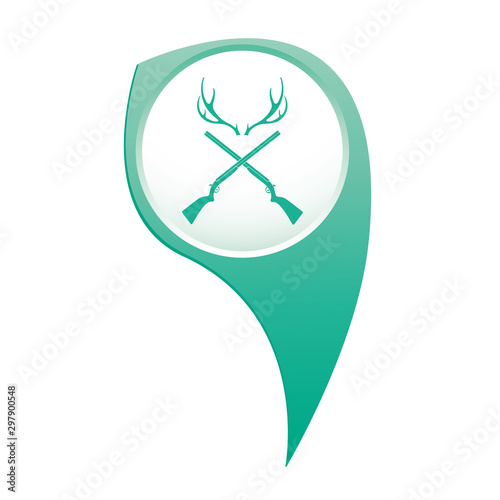 Hunting club logo icon