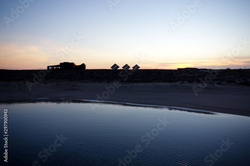 coucher de soleil sur Culatra, Faro, Portugal