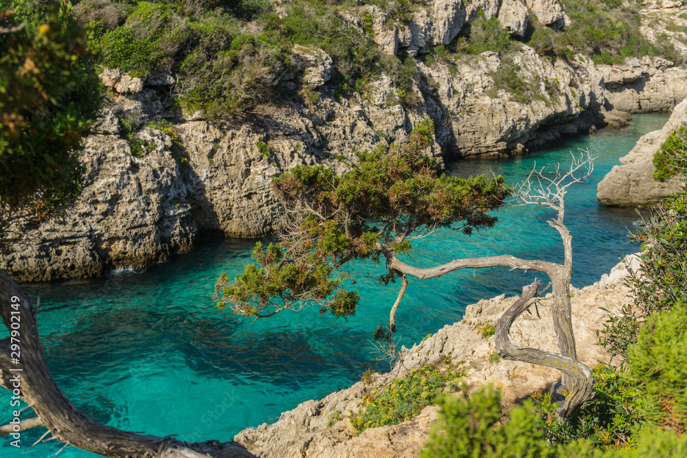 Beautiful swimming place Cala en Brut, Menorca