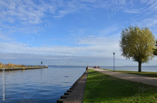 Hafeneinfahrt von Ueckermünde am Stettiner Haff photo