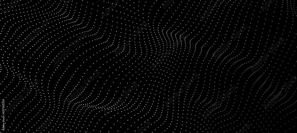 Wave of particles. Futuristic point wave. Vector illustration. Abstract background with a dynamic wave. Wave 3d. Wave of particles. Futuristic point wave. Vector illustration. Abstract background with a dynamic wave. Wave 3d.