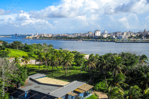 Panoramic view of Old Havana in Cuba