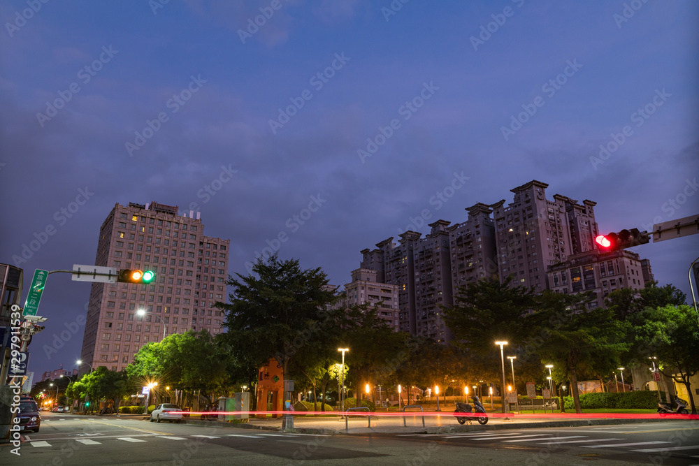 Obraz premium 早朝の台湾台中民俗公園