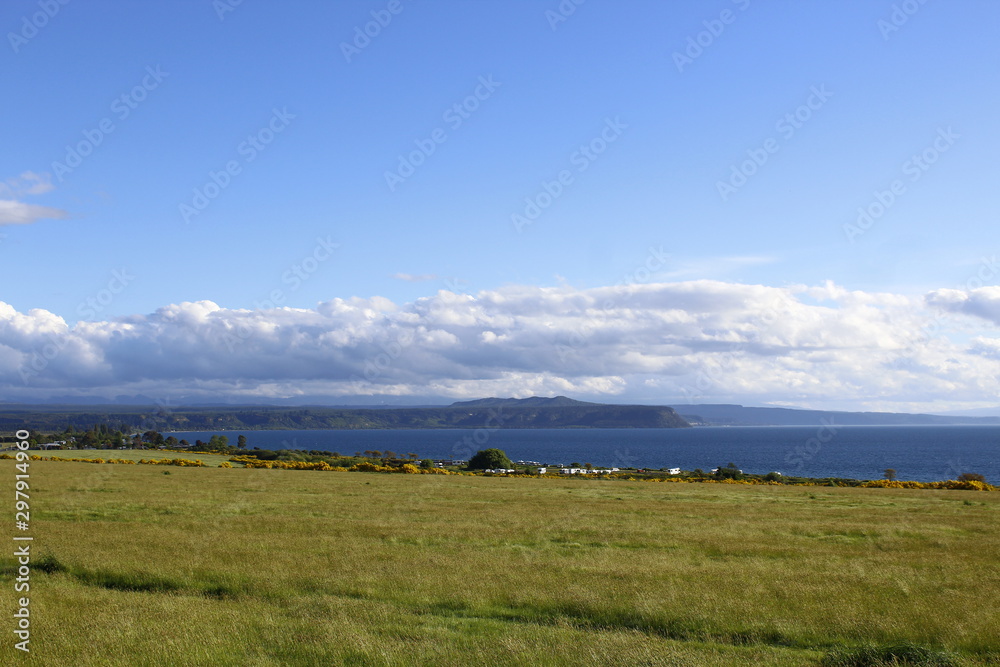 Fototapeta premium Taupo lake, New Zealand, North Island