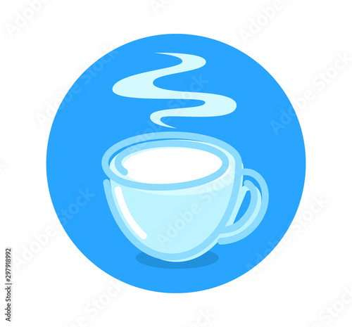 Milk Market Logotype with H...