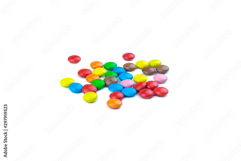 candy on white background candy on white background