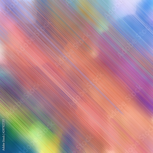 futuristic concept of motion speed lines with rosy brown, teal blue and light pastel purple colors. good as background or backdrop wallpaper. square graphic