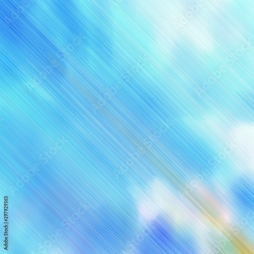 diagonal lines background or backdrop with sky blue, lavender and pale turquoise colors. fantasy abstract art. square graphic