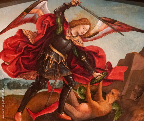St Michael in Combat with the Devil