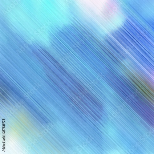 futuristic concept of colorful speed lines with corn flower blue, lavender and baby blue colors. good as background or backdrop wallpaper. square graphic © Eigens