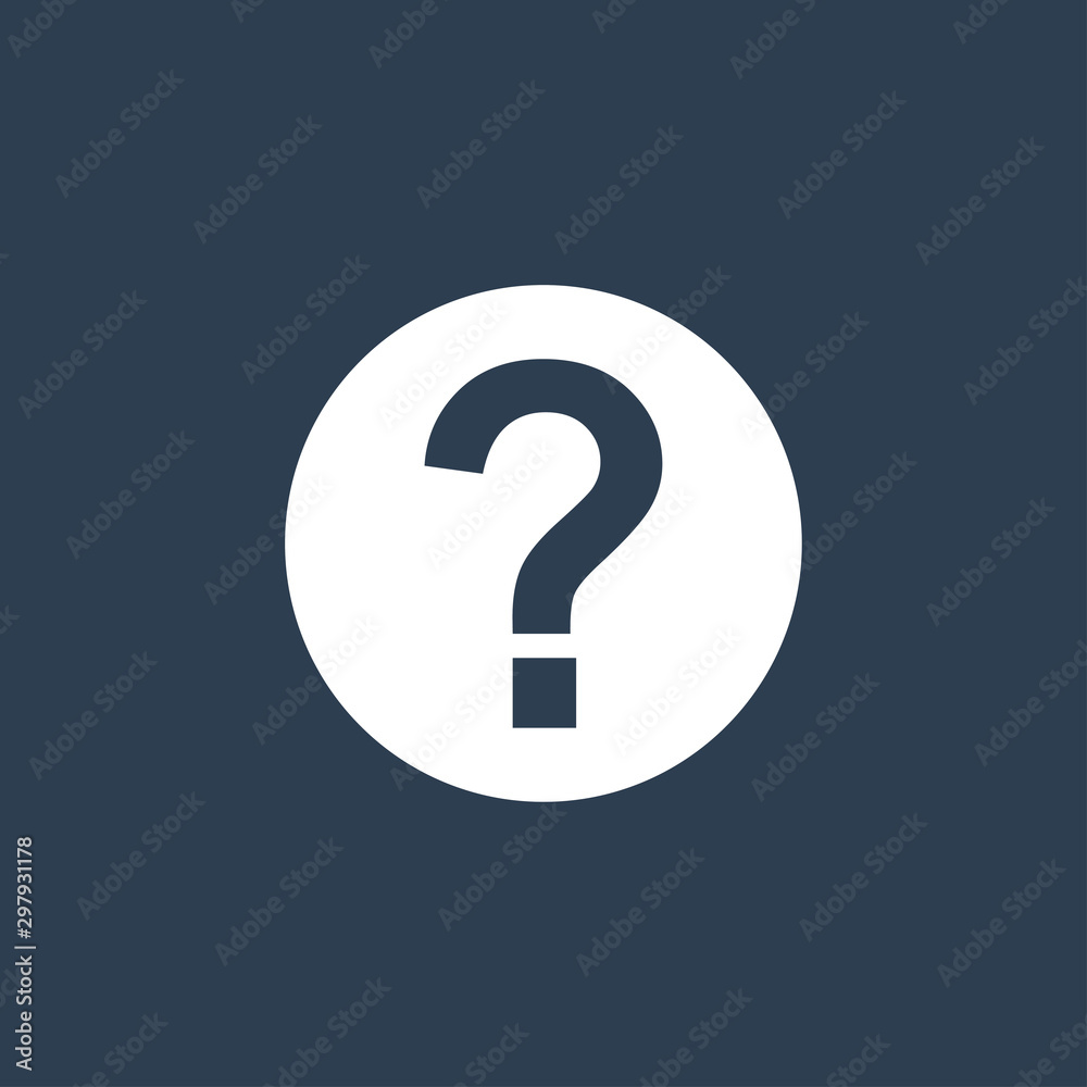Question icon for web and mobile Question icon for web and mobile