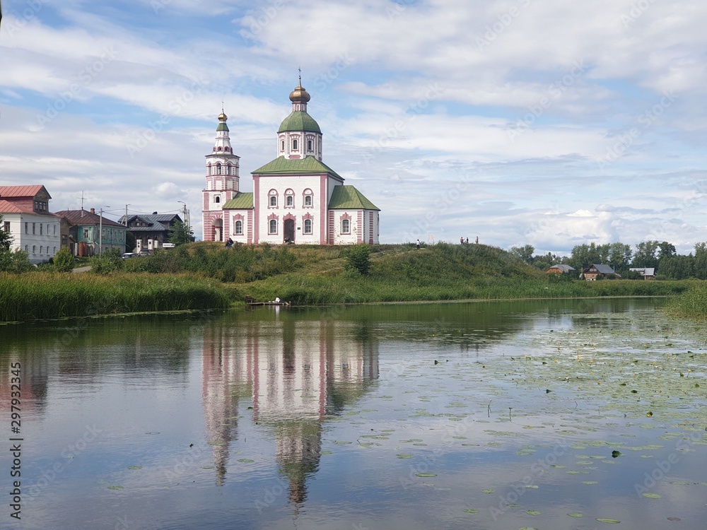 Suzdal town landscape in Russia