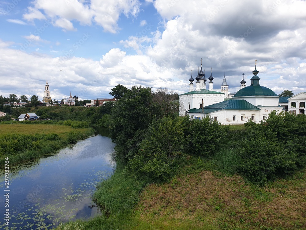 Suzdal town landscape in Russia