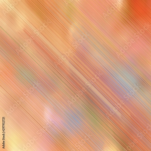 abstract concept of diagonal motion speed lines with dark salmon, skin and coffee colors. good as background or backdrop wallpaper. square graphic