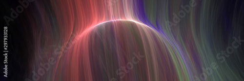 3D Illustration - Soft Abstract Background Image, Colored Spherical Shape with Soft Focus, Motion Concept, Turbulence, smoke flowing around object effect, motion concept, digital illustration