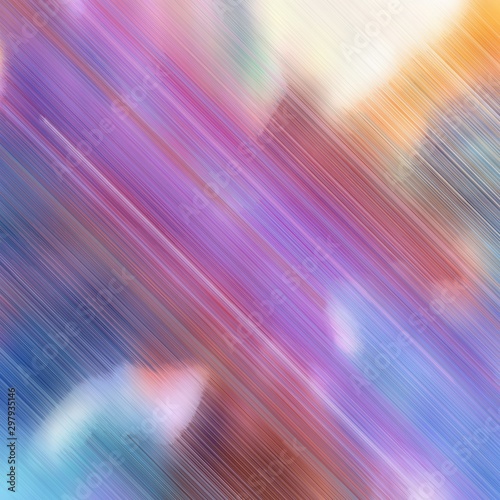 lines from top left to bottom right. background illustration with pastel purple, light gray and dark slate blue colors. square graphic © Eigens