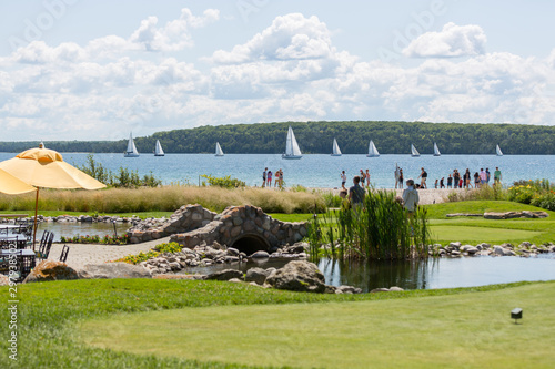 mackinac island northern michigan landscape view