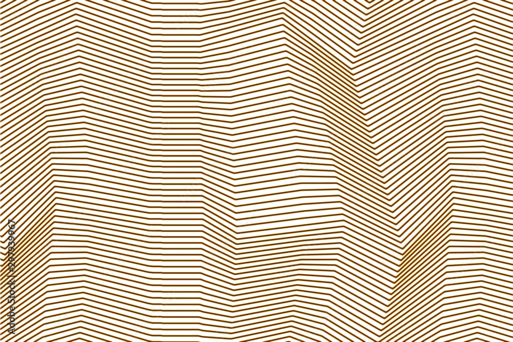 Faint Brown wavy lines on a  White background.