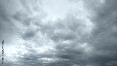 Natural light from the sun with blue sky and white clouds.