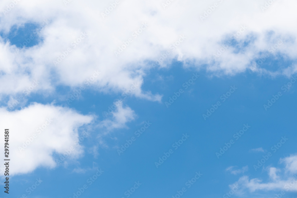 Natural light from the sun with blue sky and white clouds. Natural light from the sun with blue sky and white clouds.
