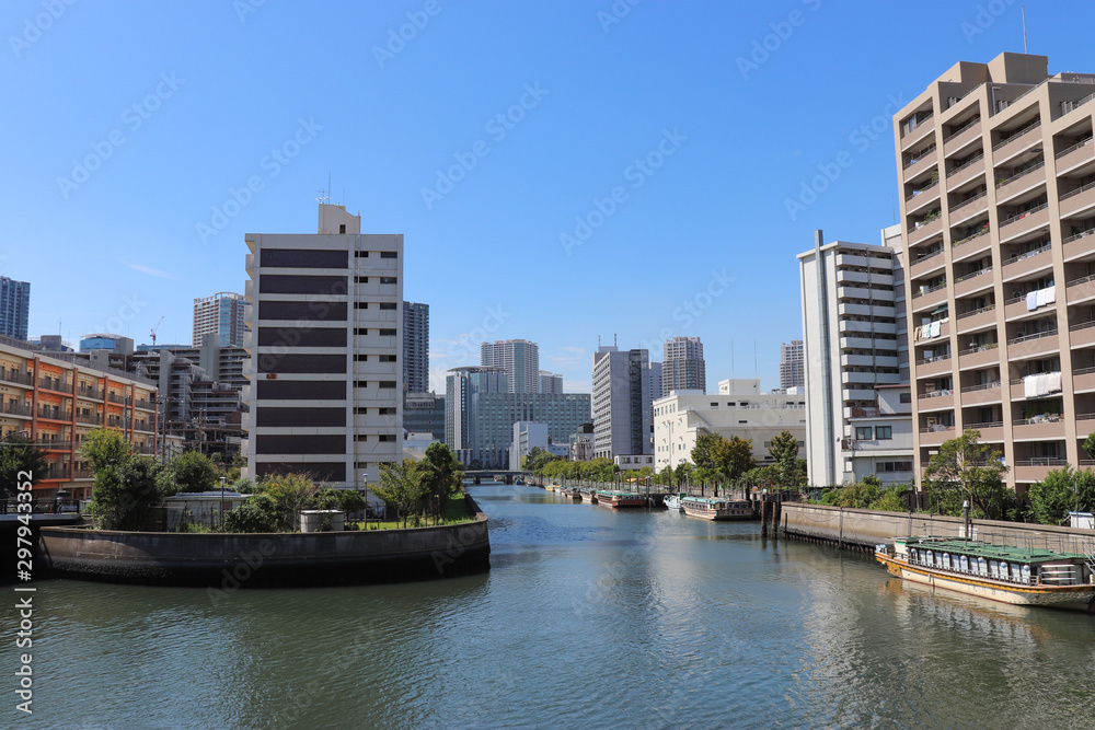 汐浜運河（東京都江東区塩浜）