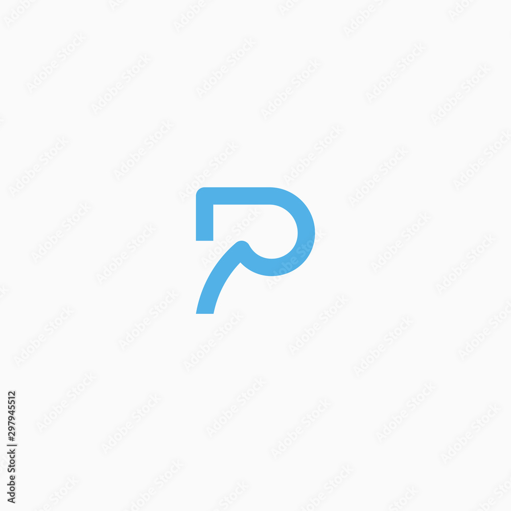 Letter P Abstract Logo Icon Design Template Vector Illustration Letter P Abstract Logo Icon Design Template Vector Illustration