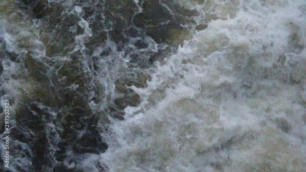 Slow Motion Fast Water Stream, river stream Slow Motion Fast Water Stream, river stream