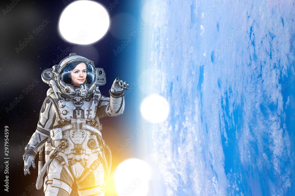 Exploring outer space. Mixed media Exploring outer space. Mixed media