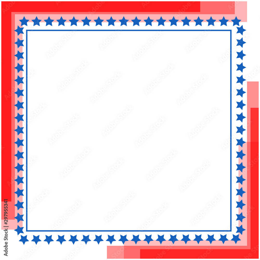 Abstract American decorative border frame mockup design with blank space for your text. Abstract American decorative border frame mockup design with blank space for your text.