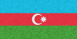 Azerbaijan flag carpet textured, fur or feather pattern, use as a background, the symbol of Azerbaijan country. National Freedom and Independence Sign wallpaper.