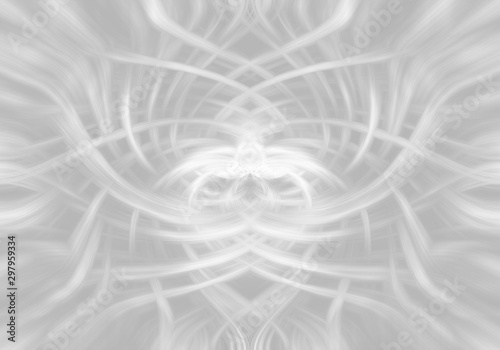  Abstract blue white graphic light curved lines background .